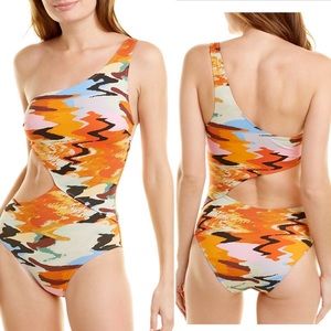 NWT Solid & Striped Claudia one piece